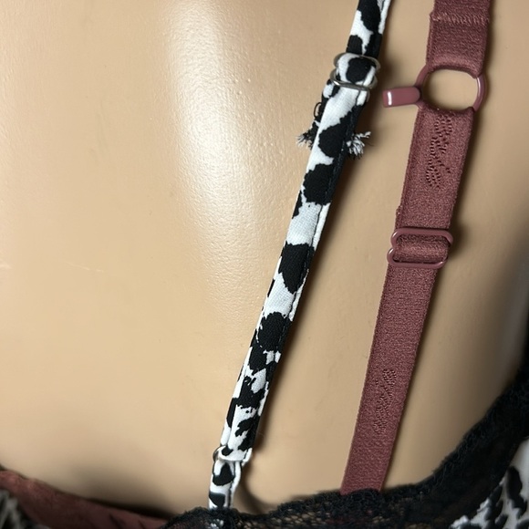 BLASHE NWT cami,lace,animal print,satin feel,romantic,mob wife,whimsigoth,fairy - Picture 12 of 16